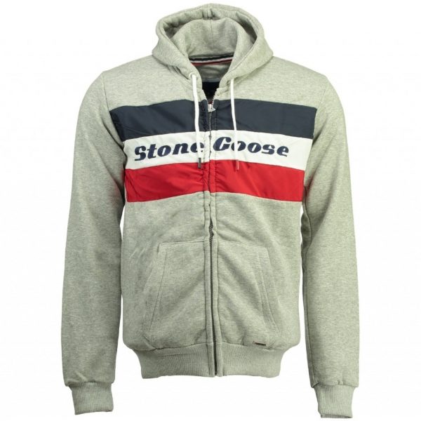 Sweatshirt STONE GOOSE Herre FAGOOSE - Light Grey