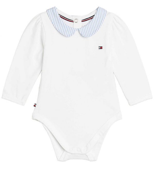 Tommy Hilfiger Gavepose - Body l/æ - White Base/Blue Stripe