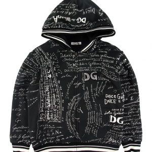 Dolce & Gabbana Cardigan - Back To School - Sort m. Skrift