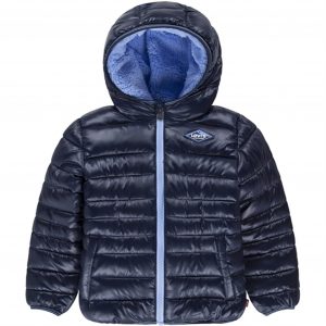 Levi's Baby Sherpa Lined Puffer Jakke Dress Blues - Str. 12 mdr