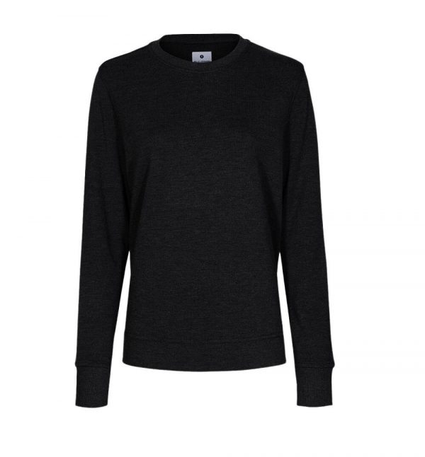 Bambus sweatshirt, dame, JBS of Denmark, sort, str. small