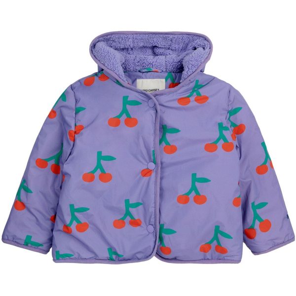 Bobo Choses Purple Cherry All Over Jakke - Str. 18 mdr