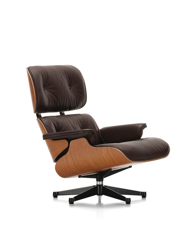 Eames Lounge Chair fra Vitra (Kirsebær)