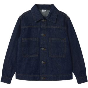 Name It Dark Blue Denim Unwashed Reese Denim Jakke - Str. 128