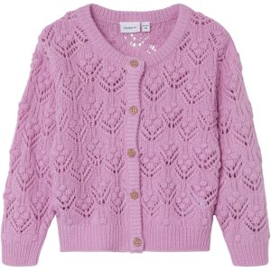 Name It Pastel Lavender Lasille Strik Cardigan - Str. 98