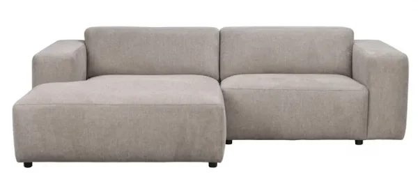 ROWICO Willard 3 pers. modul sofa, m. venstre chaiselong - beige stof