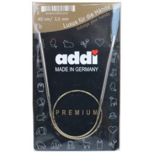 Addi Turbo Rundpinde Messing 40cm 3,50mm / 15.7in US4