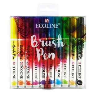 Ecoline Brush Pen - Gavesæt med 10 std. ...