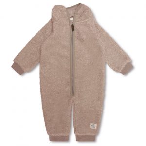 Mini A ture Grey Brown Adel Teddy Fleece Heldragt - Str. 9 mdr/74