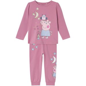 Name It Mauve Orchid Orma Peppa Pig Pyjamas - Str. 86