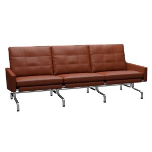 PK31/3 3 pers. Sofa af Poul Kjærholm (Cognac, Aura læder)