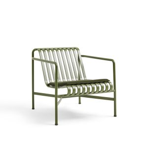 Sædehynde til Palissade Lounge Chair high & low, olive fra Hay