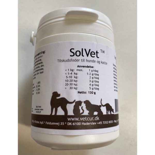 SolVet til hund, 130g pulver