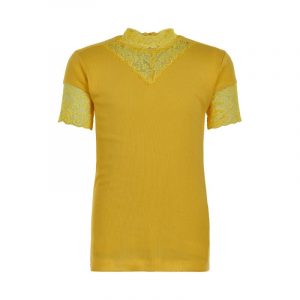 THE NEW - Olace S/S TOP T-Shirt - Primrose Yellow - 7/8 år