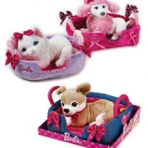 Barbie Dyr med Hundeseng - assorterede