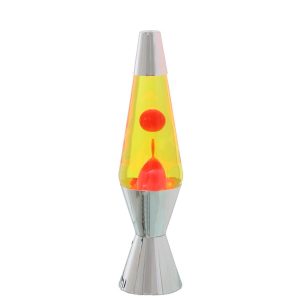 Lava Lampe Alexandra House Living Gul Pink Metal 9 x 37 x 9 cm