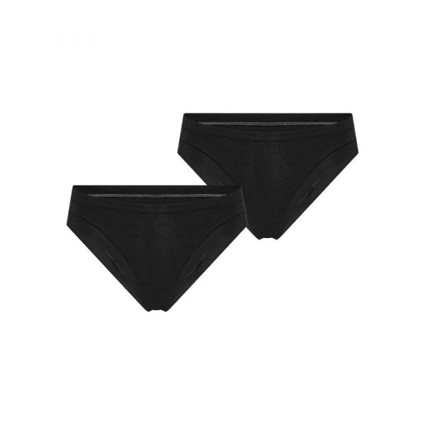 2-pak bambus brief trusser, sort str. L
