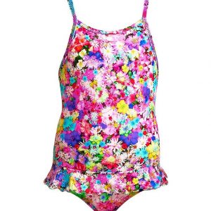 Funkita Badedragt - UV50+ - Belted Frill One - Piece Garden Part