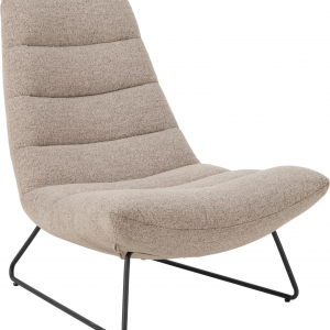 Wylisse, Lounge stol, Beige, Monza stof (H: 97 x B: 82,5 x D: 93)