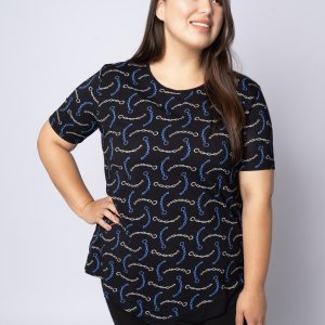 Pont Neuf - T-shirt - Pnkarri - Cornblue - Xs