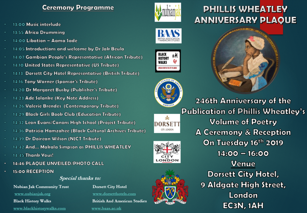 Phillis in London – an original new play – Spora Stories