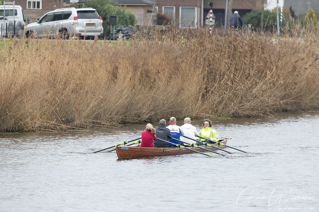 Roeiers Asser Roeiclub 5 januari 2020 © Gino Wiemann