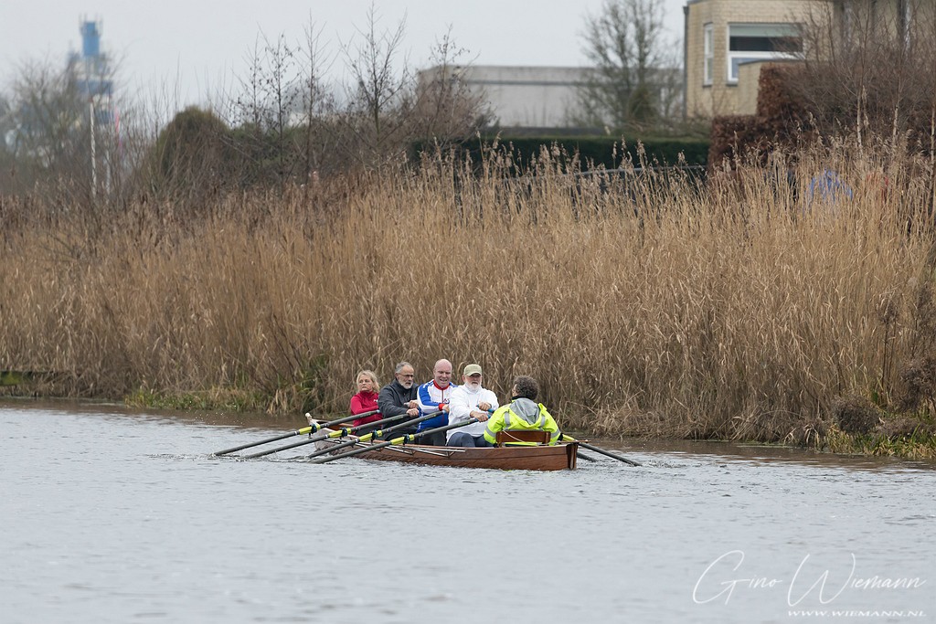 Roeiers Asser Roeiclub 5 januari 2020 © Gino Wiemann