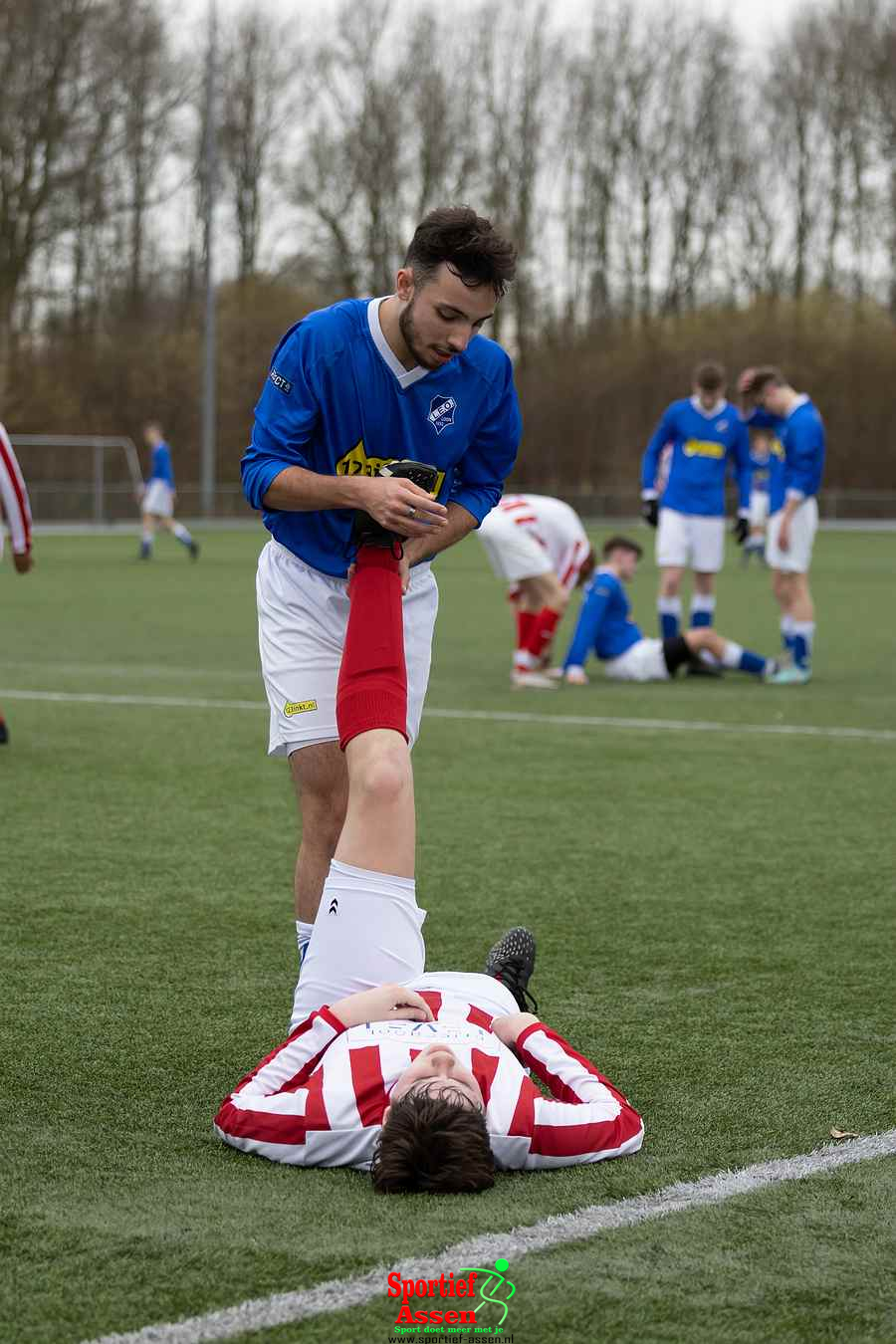 VV LEO 19-1 vs Gieten-Eext 19-2 11 februari 2023 - © Gino Wiemann