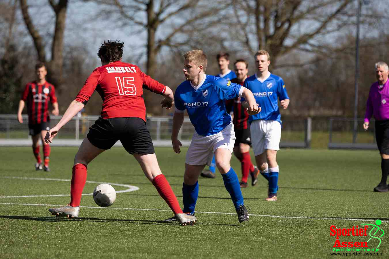 VV LEO 2 vs Zuidwolde 2 2 april 2023 - © Gino Wiemann