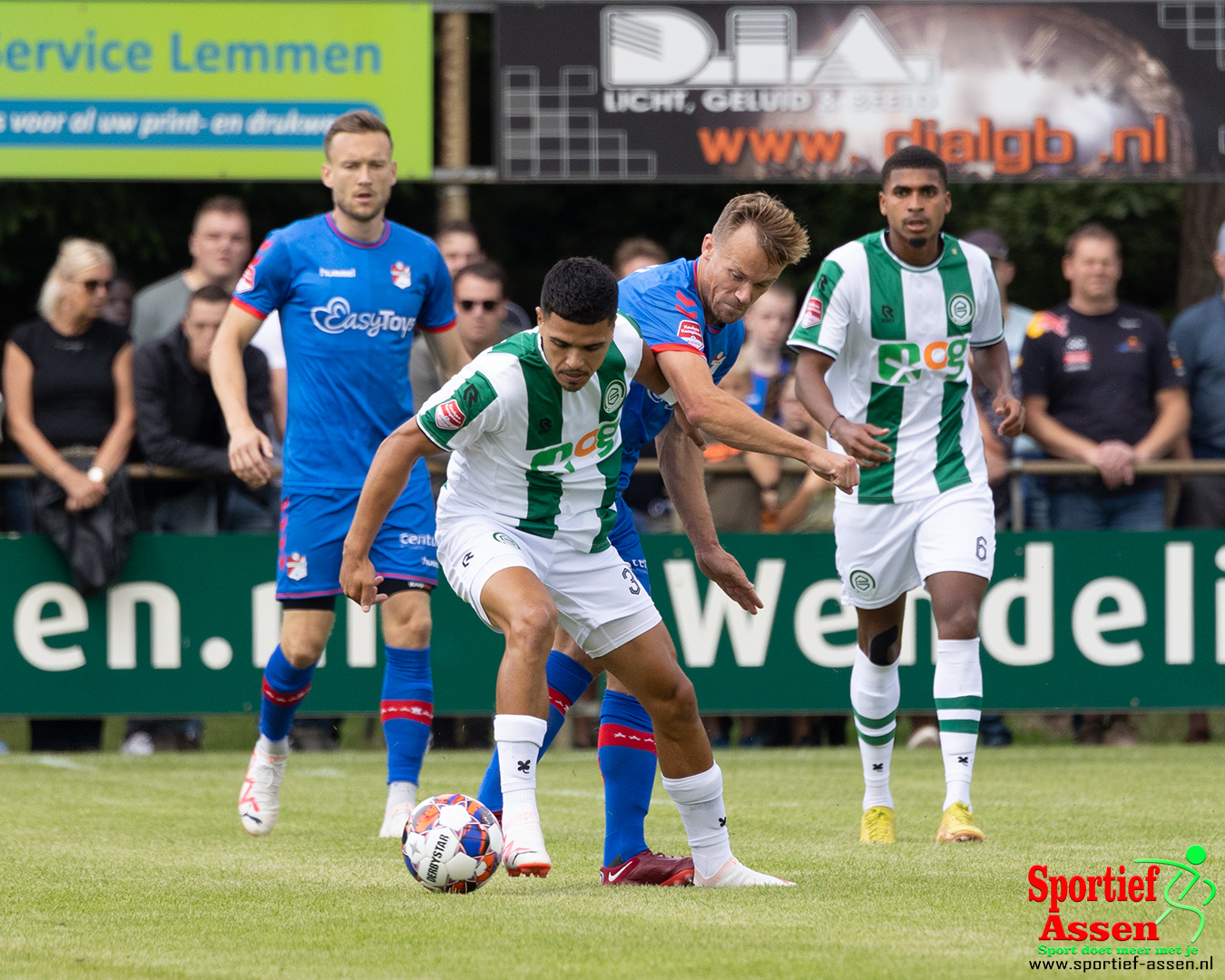 FC Groningen - FC Emmen bij Rolder boys 29 juli 2023 - © Gino Wiemann