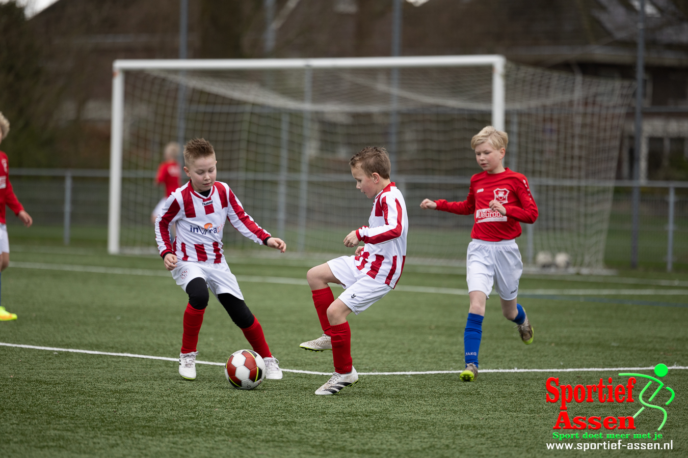 ST Gieten-Eext JO9-1JM vs Bellingwolde JO9-1 16 maart 2024 - © Gino Wiemann