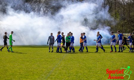 VV LEO 1 vs FC Assen 1 23 maart 2024 - © Gino Wiemann