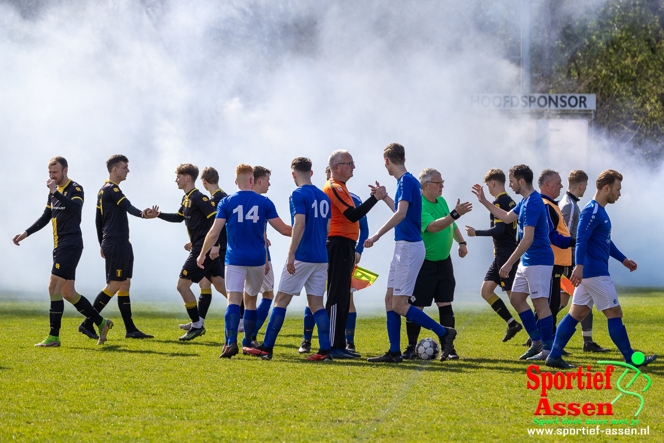 VV LEO 1 vs FC Assen 1 23 maart 2024 - © Gino Wiemann