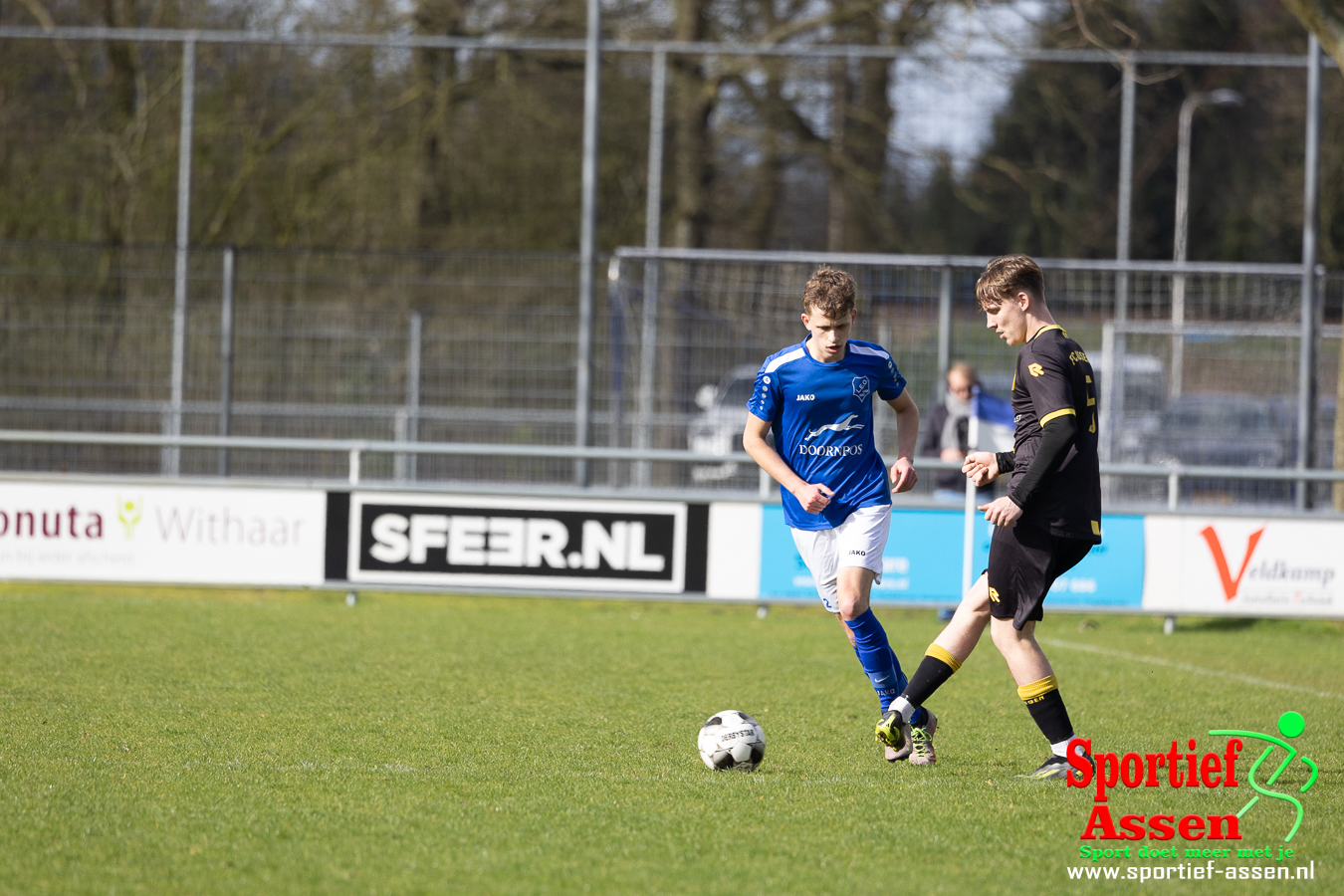 VV LEO 1 vs FC Assen 1 23 maart 2024 - © Gino Wiemann