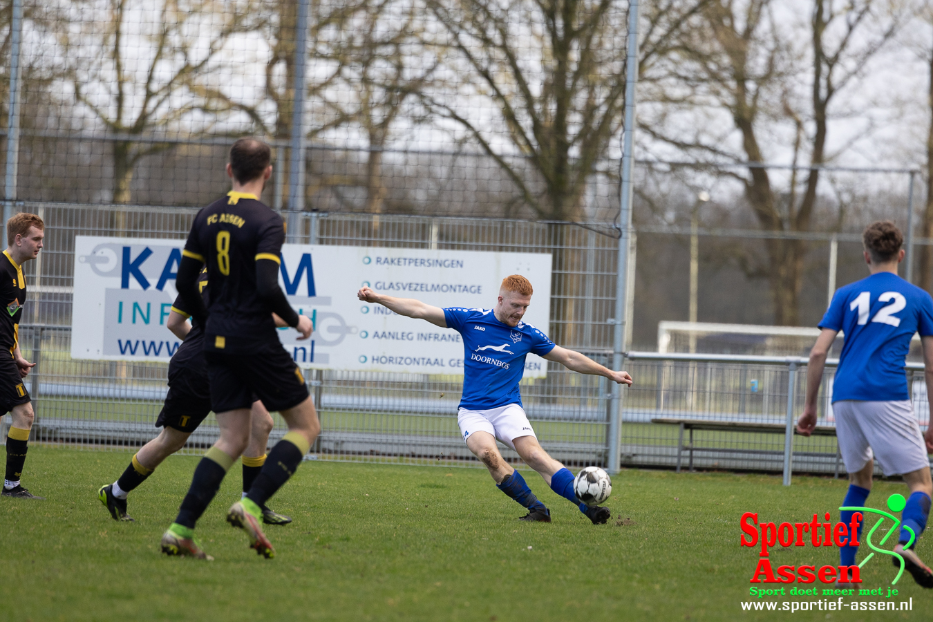 VV LEO 1 vs FC Assen 1 23 maart 2024 - © Gino Wiemann