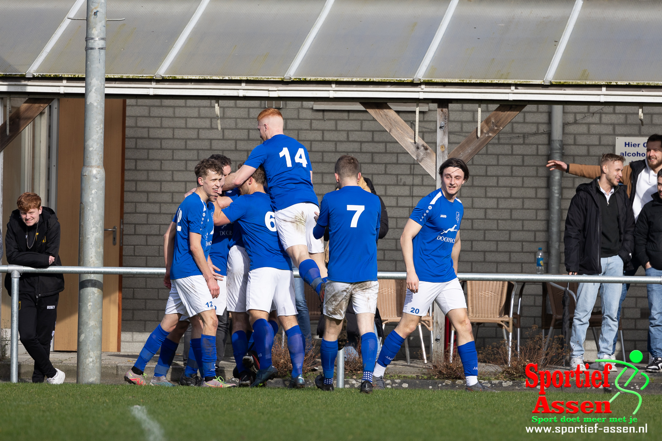 VV LEO 1 vs FC Assen 1 23 maart 2024 - © Gino Wiemann