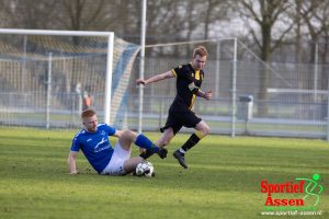 VV LEO 1 vs FC Assen 1 23 maart 2024 - © Gino Wiemann