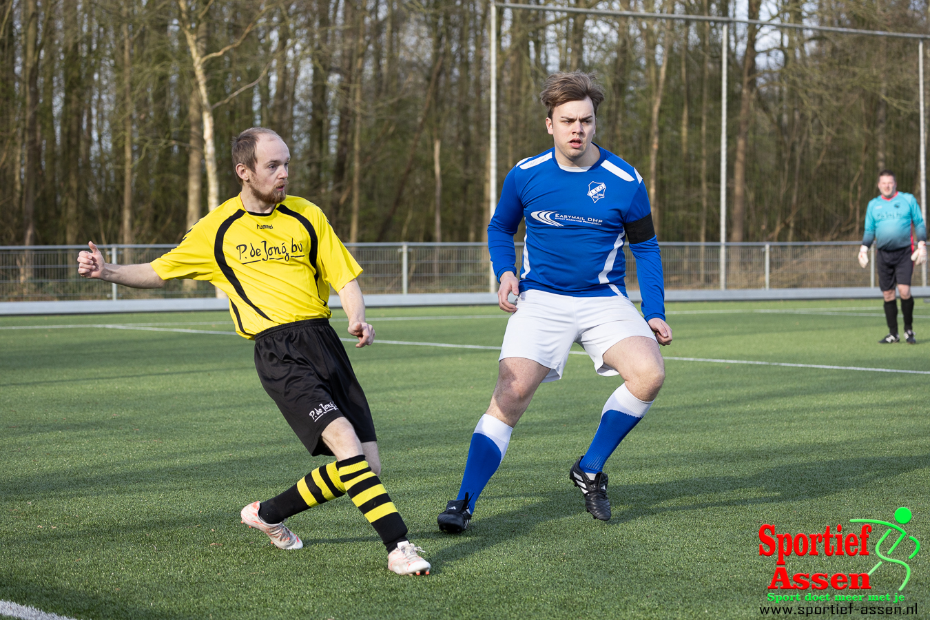 VV LEO 5 vs Weerdinge 3 3 maart 2024 - © Gino Wiemann