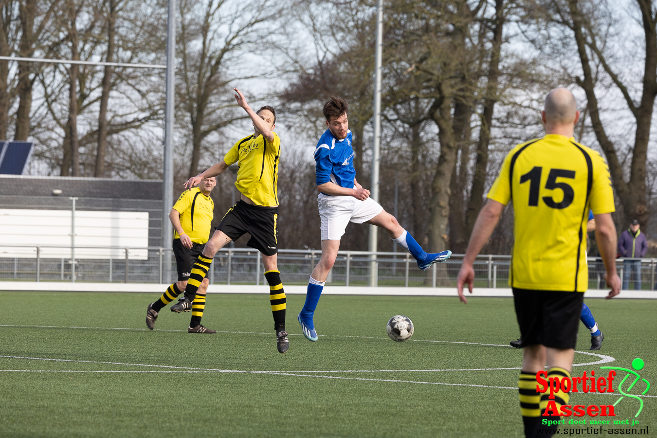 VV LEO 5 vs Weerdinge 3 3 maart 2024 - © Gino Wiemann