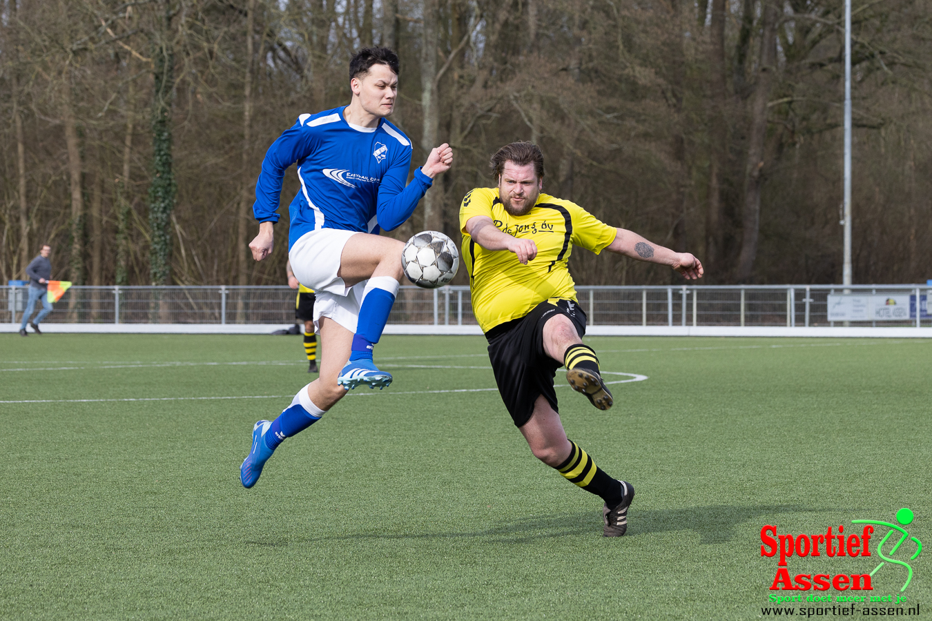 VV LEO 5 vs Weerdinge 3 3 maart 2024 - © Gino Wiemann