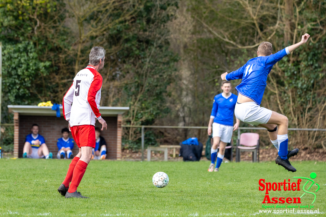 Yde de Punt 2 vs VV LEO 4 17 maart 2024 - © Gino Wiemann