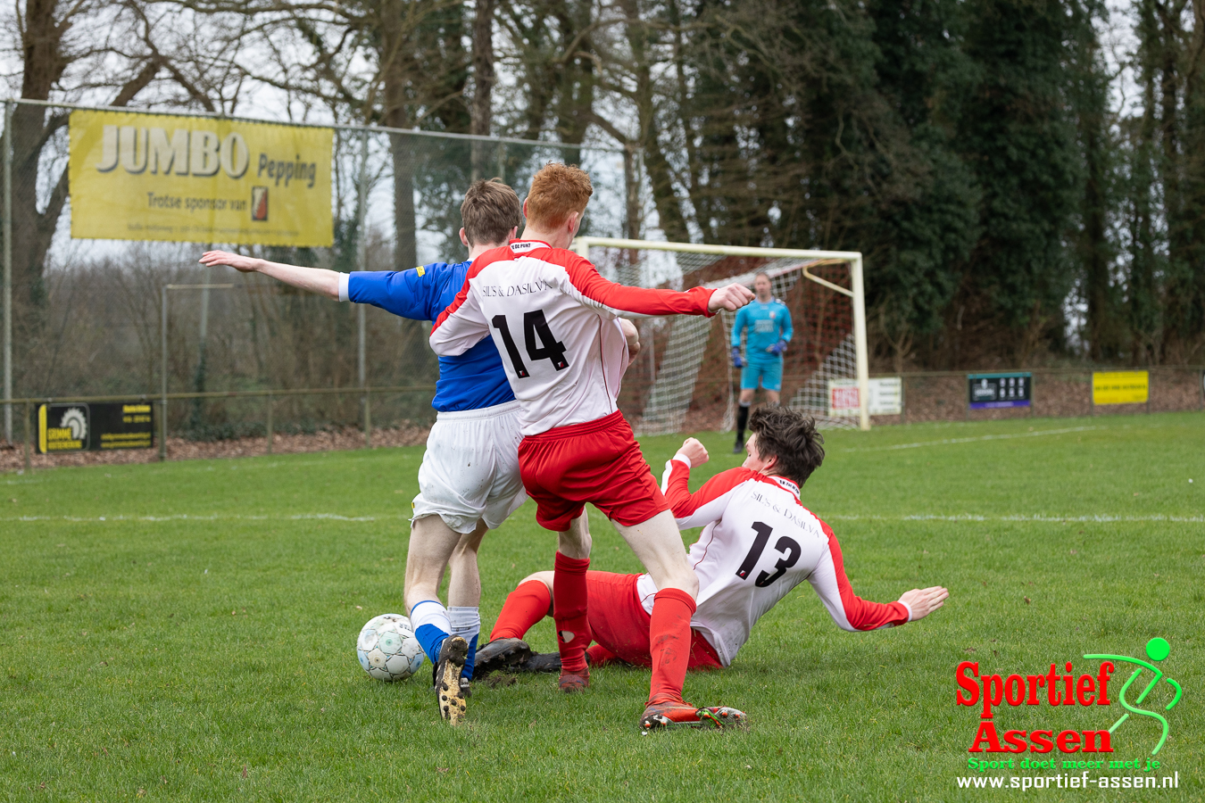 Yde de Punt 2 vs VV LEO 4 17 maart 2024 - © Gino Wiemann