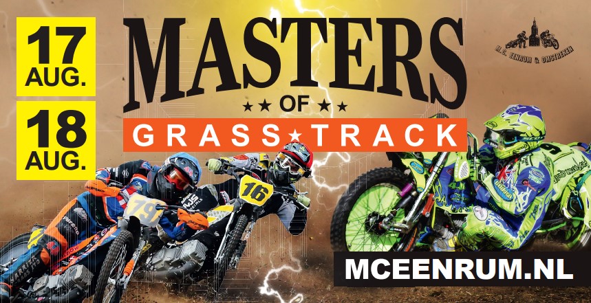 Masters of Grasstrack 17 en 18 augustus 2024