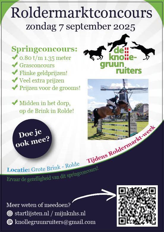 Roldermarkt concours 7 september 2025