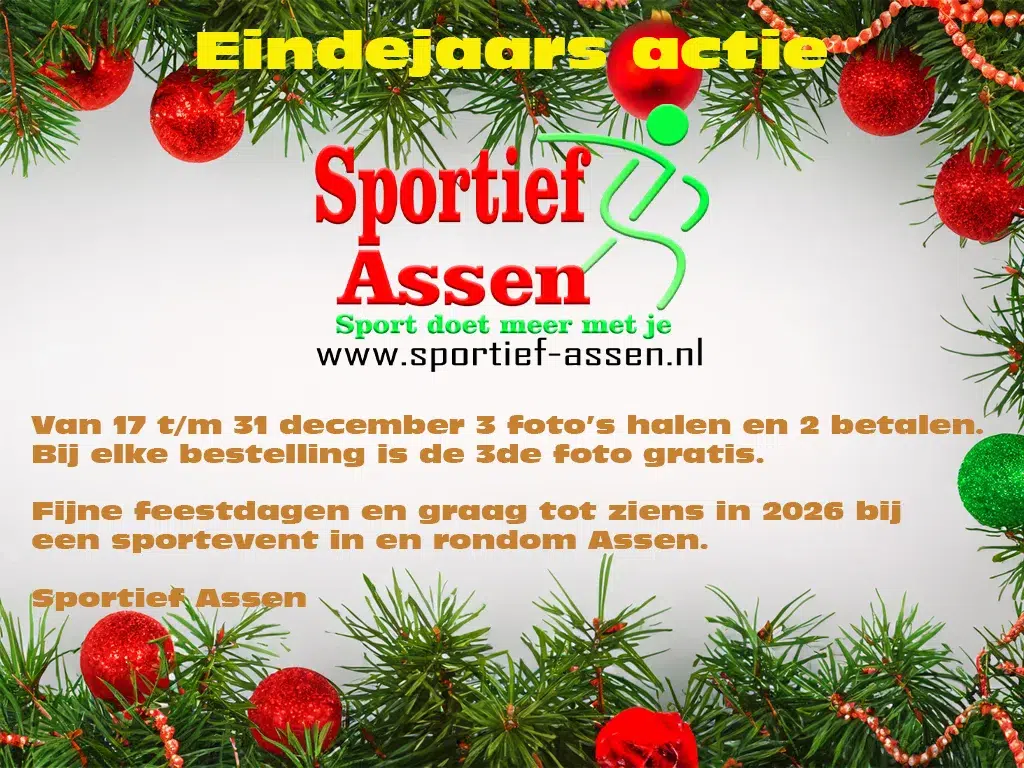 Eindejaars actie bij Sportief Assen