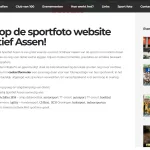 Website Sportief Assen
