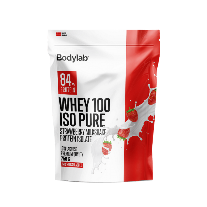 Whey ISO Pure strawberry milkshake p