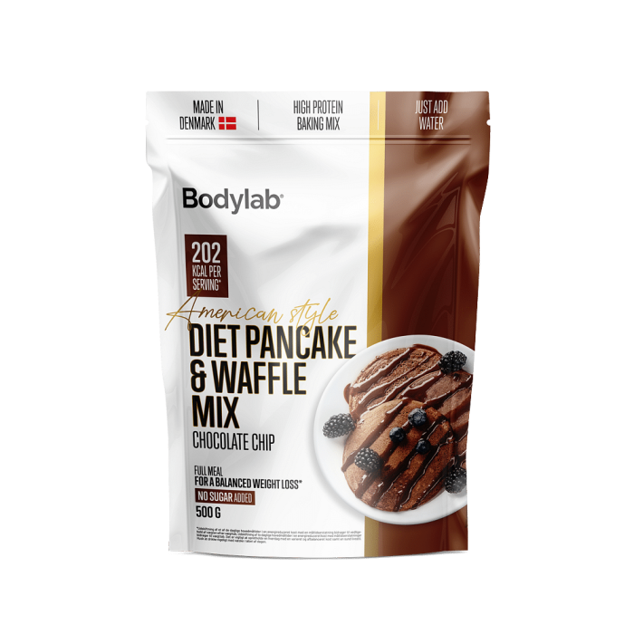 diet pancake waffle mix choco 500g 5132 p