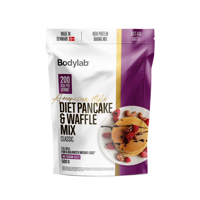 diet pancake waffle mix classic 500g 5131 p