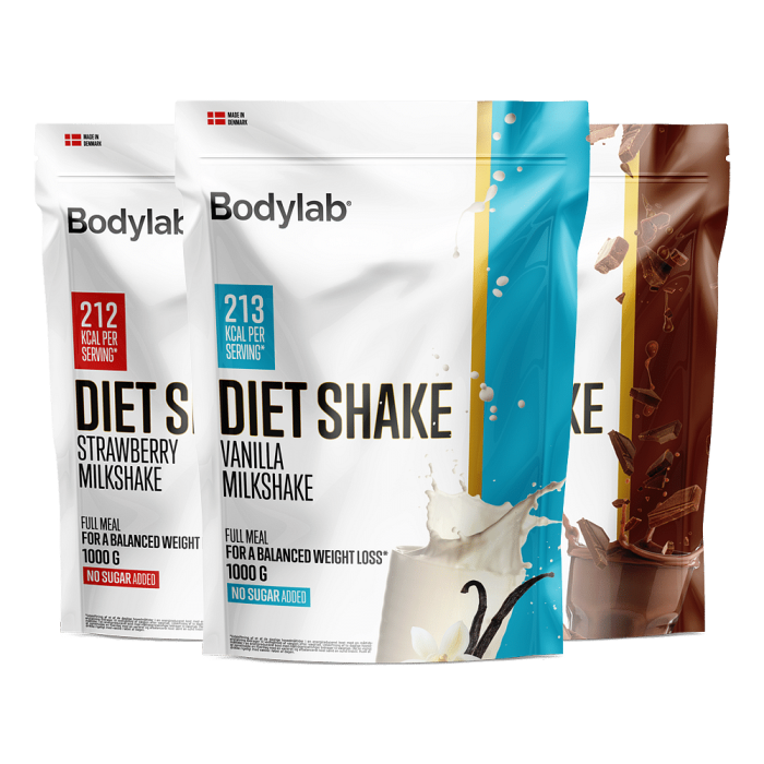 diet shake 1000g pouch 3stk p